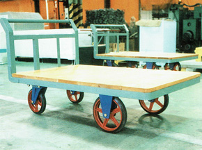大京運搬機器株式会社 重量型床面板張台車